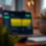 Aave interface showcasing lending options