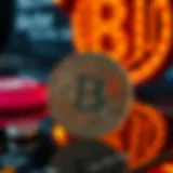 Futuristic representation of digital currency