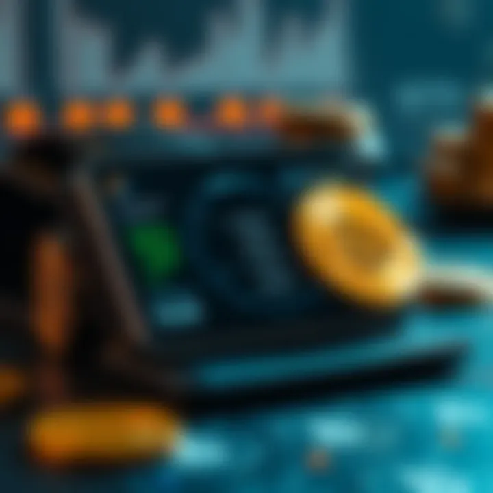 Digital Wallet Transactions A digital wallet displaying Bitcoin transactions