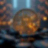 Conceptual representation of the Big One in cryptocurrency