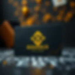 Concept of Binance gift cards in cryptocurrency culture