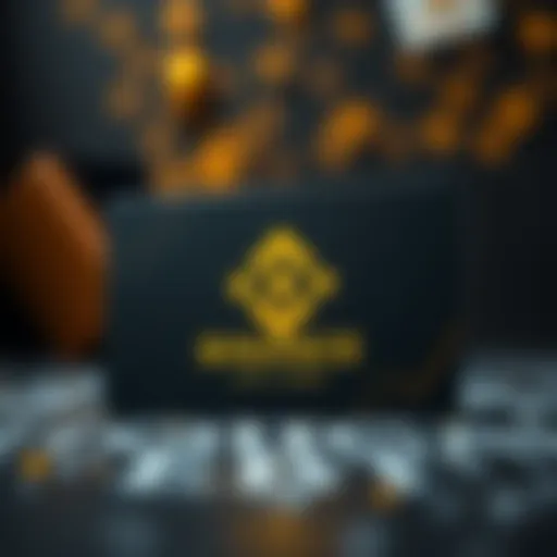 Concept of Binance gift cards in cryptocurrency culture