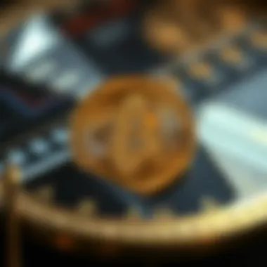 Visual representation of Bitcoin halving process