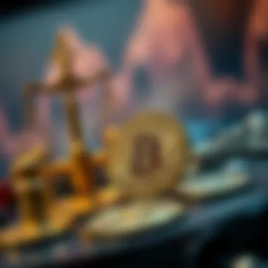 Visual representation of legal frameworks surrounding cryptocurrency