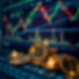 Visual representation of cryptocurrency trading