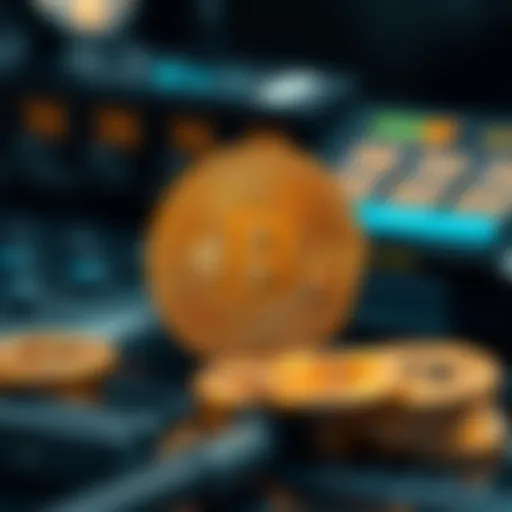 Conceptual illustration of Bitcoin transactions