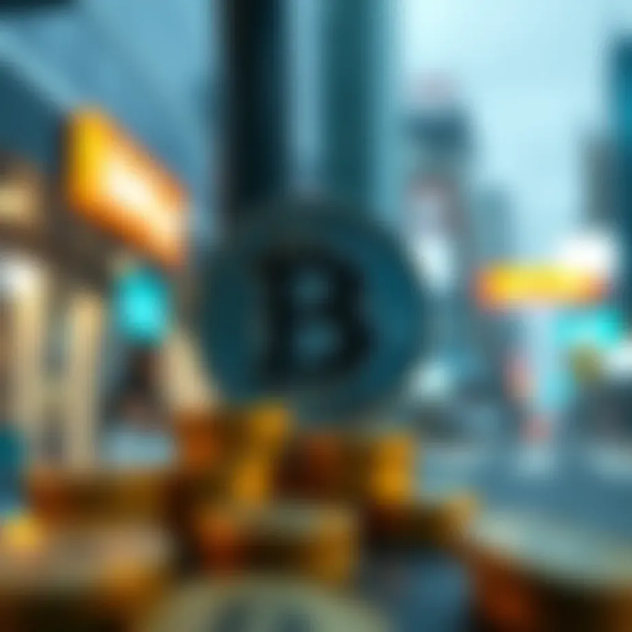 Concept of BitPay and cryptocurrency transactions