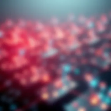 Futuristic depiction of a blockchain network symbolizing Agitcoin's potential