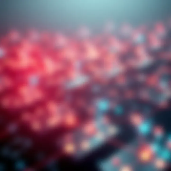 Futuristic depiction of a blockchain network symbolizing Agitcoin's potential