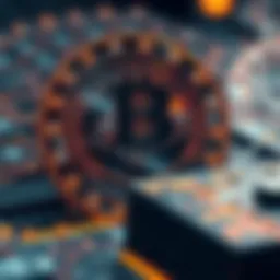 Conceptual representation of blockchain technology