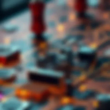 Blockchain Technical Advancements An illustration depicting the technical advancements in blockchain technology