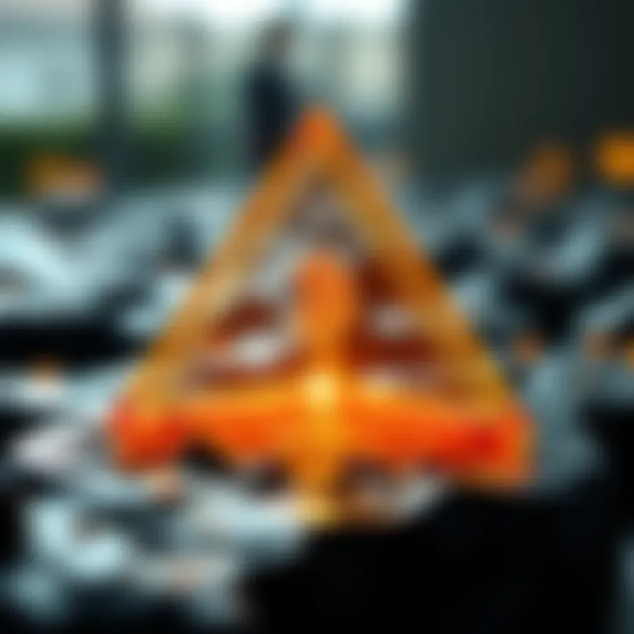 Conceptual illustration of the blockchain trilemma