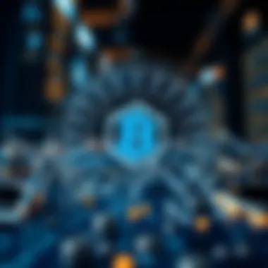 Diagram showcasing how blockchain technology supports digital assets