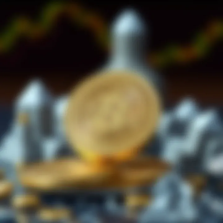 Economic Effects of CakeCoin on Cryptocurrency Landscape Illustration showcasing the economic impact of CakeCoin on the cryptocurrency market.