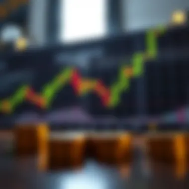 Visual representation of candlestick patterns