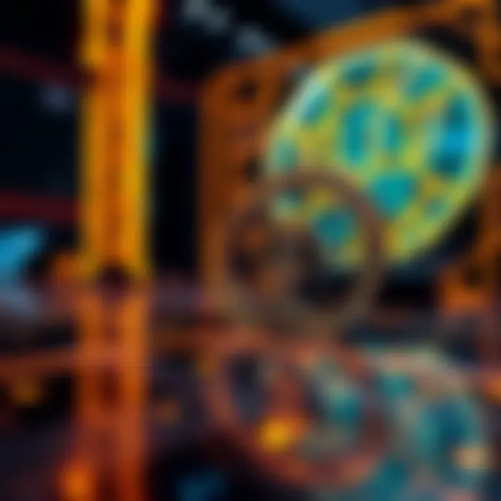 Futuristic representation of the potential of VRF in technology