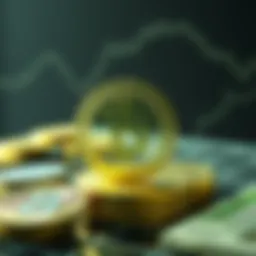 Illustration showcasing the concept of decentralized finance