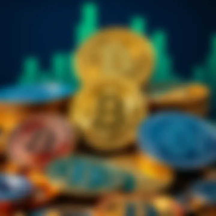 Overview of various cryptocurrencies available on Coinbit