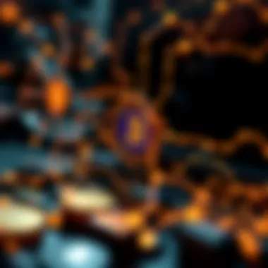 Illustration of cryptocurrency ecosystem integration