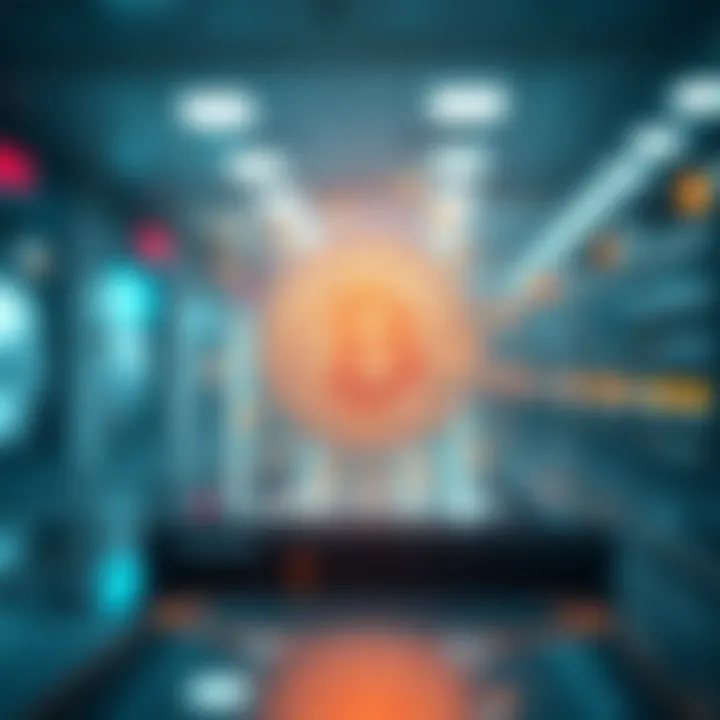 Visual representation of crypto integration in digital platforms