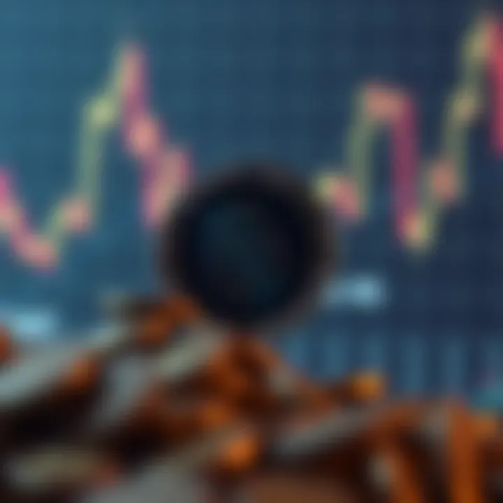 Cryptocurrency market volatility illustration