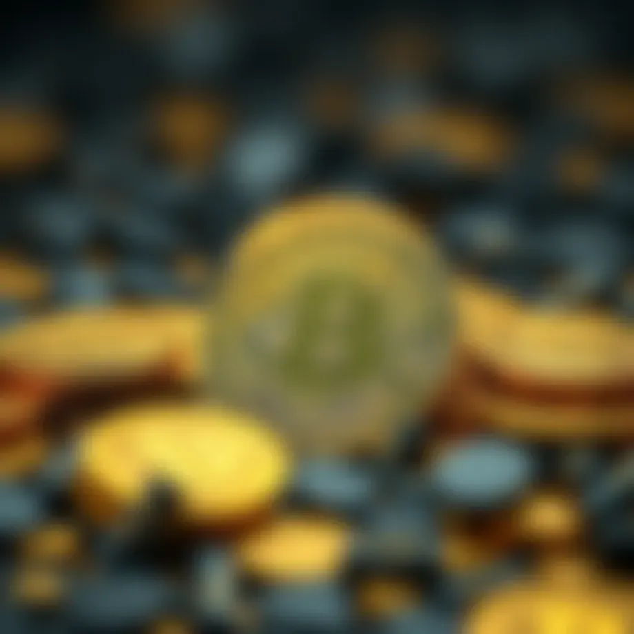 An illustration representing cryptocurrency investment strategies
