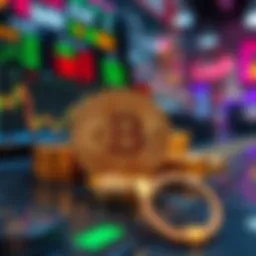 Visual representation of cryptocurrency exchange functions