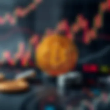 Abstract representation of cryptocurrency market analysis