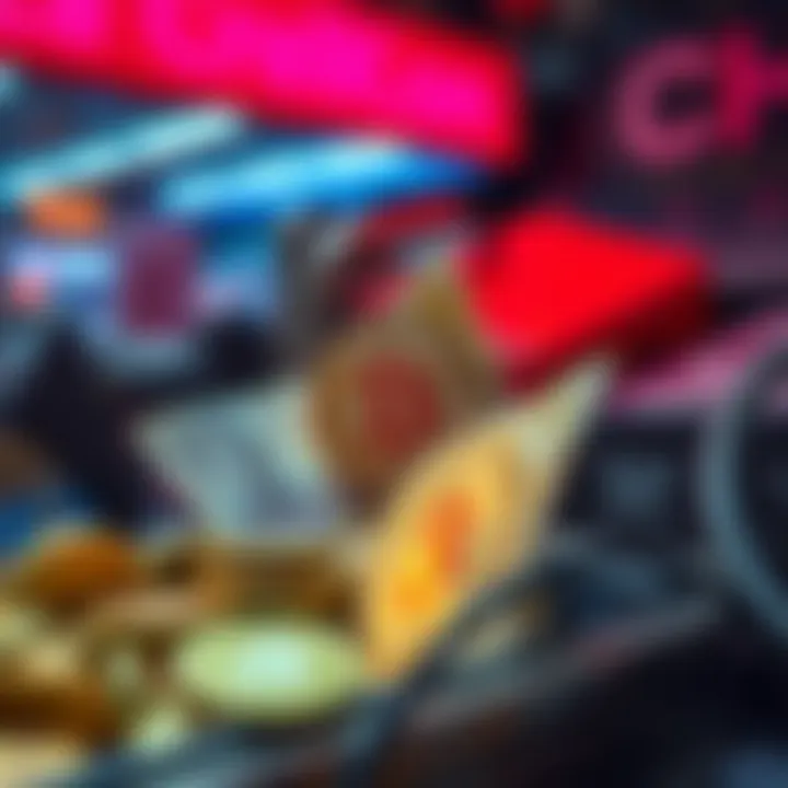 Visual guide to methods of exchanging currency