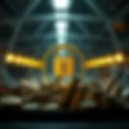 Visual representation of Total Value Locked in DeFi