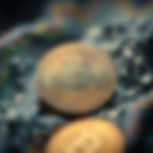 An abstract representation of cryptocurrency trends