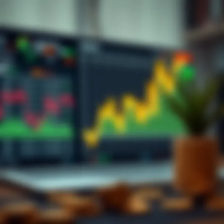 Data visualization for dividend tracking