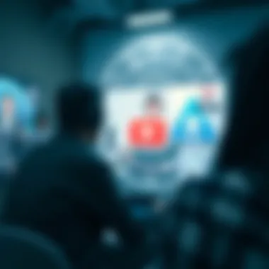 Conceptual illustration of decentralized video sharing