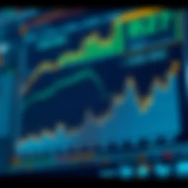 Graph showcasing economic changes due to cryptography
