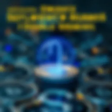 Graphic showing various methods to enhance cryptocurrency security against double spending.