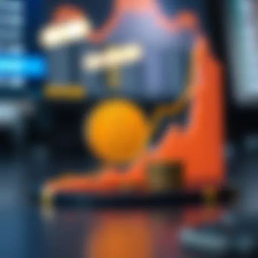 Graph showing the rise of Enter Button Coin in cryptocurrency market