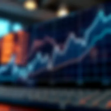 Graph illustrating exchange rate fluctuations