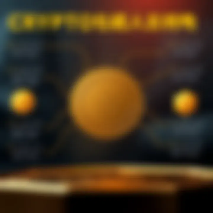 Infographic showing the importance of cryptocurrency addresses in transactions