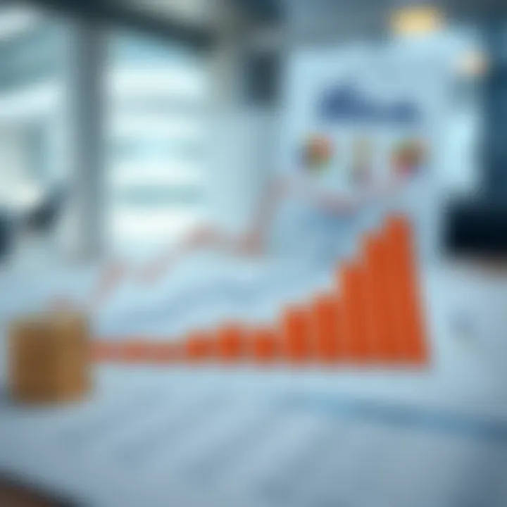 Graph illustrating investment diversification