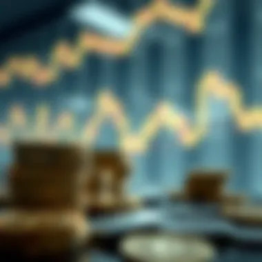 Visual representation of investment strategies influenced by currency fluctuations