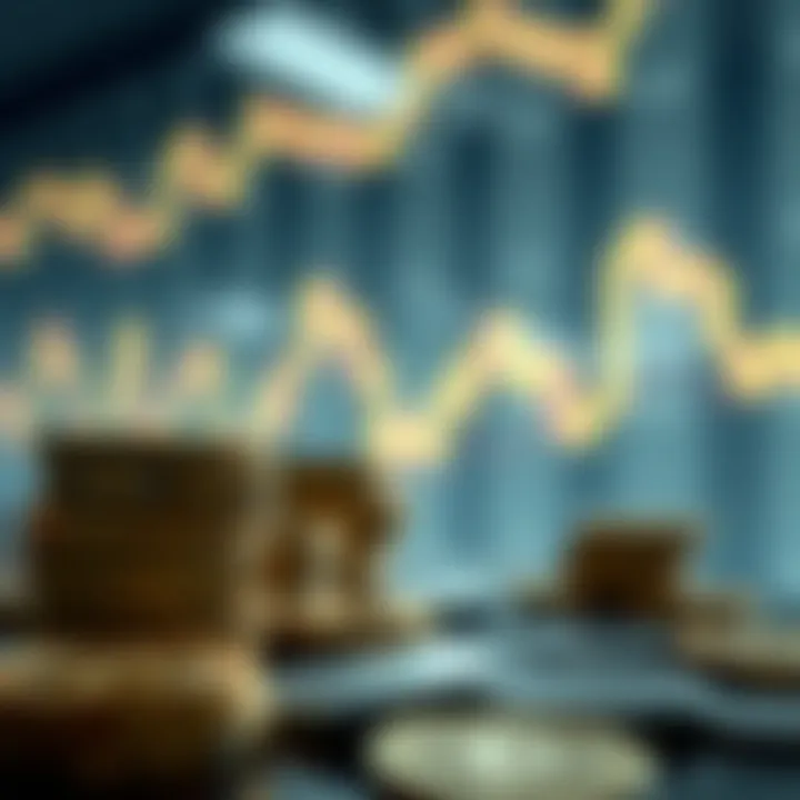 Visual representation of investment strategies influenced by currency fluctuations