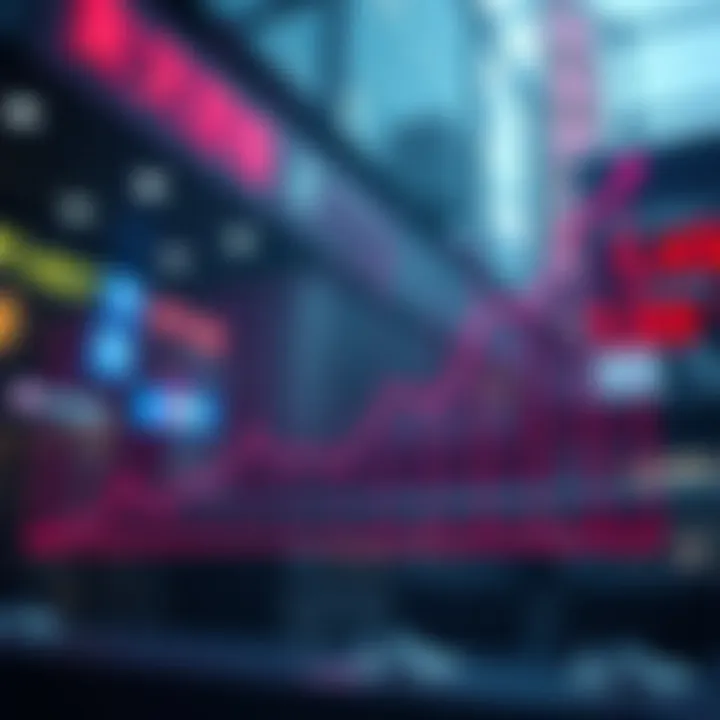 A dynamic graph illustrating the growth of K-Pop Coin in the market