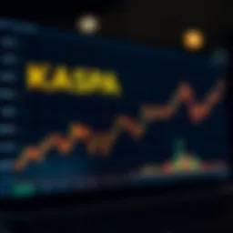 Graph showing KASPA price trends over time