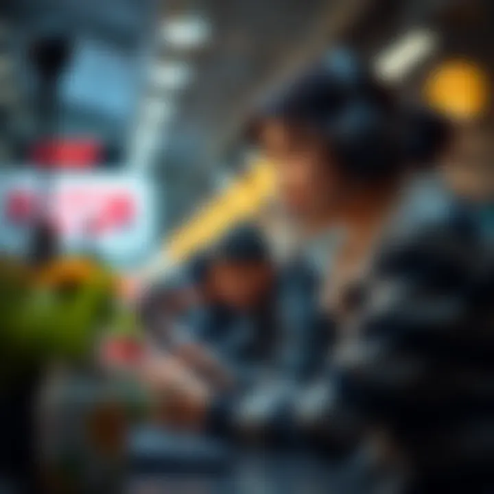 A conceptual image depicting user experience with LinaUSDT