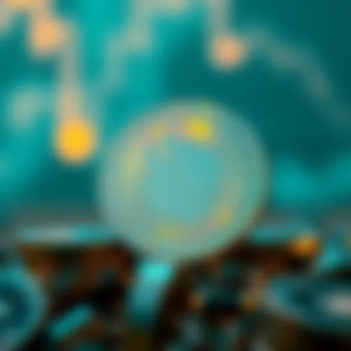 Lit Coin in Digital Finance Conceptual representation of Lit Coin in digital finance