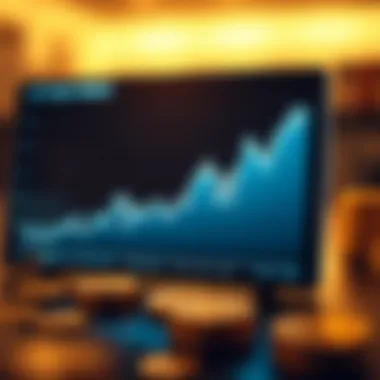 Graph showing market trends for LPT coin