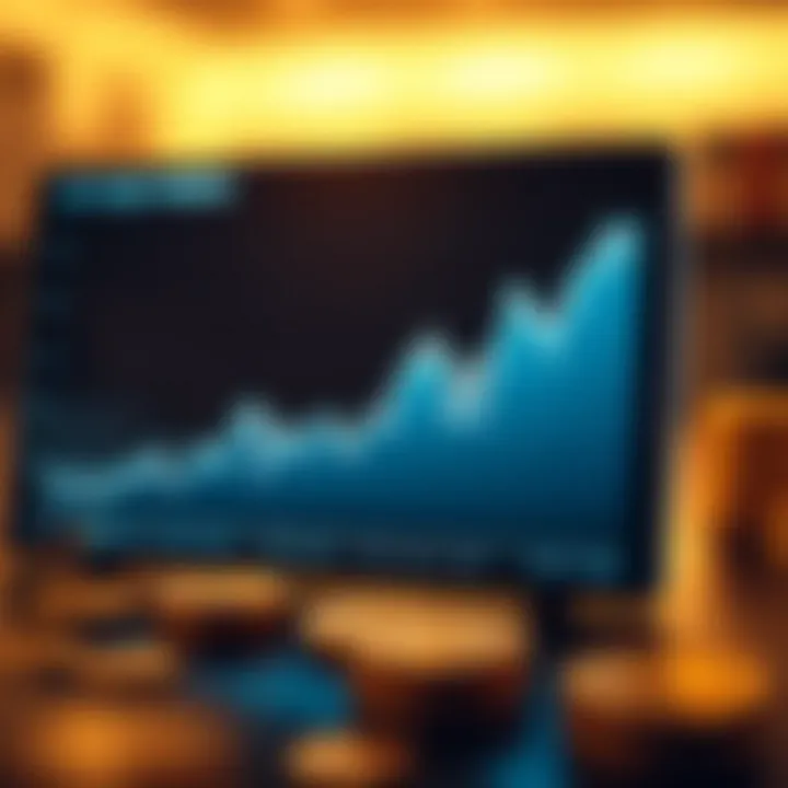 Graph showing market trends for LPT coin