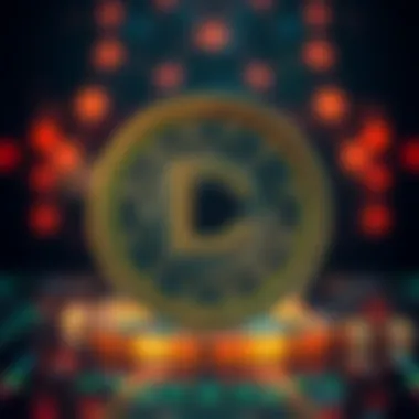 Graphic illustrating the technological framework of lqty coin