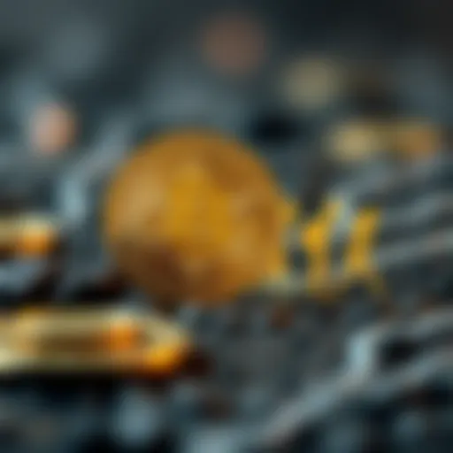 The Evolution of Cryptocurrency Conceptual illustration of cryptocurrency evolution