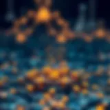 Blockchain Foundation of Matic Crypto Conceptual illustration of blockchain technology underpinning Matic Crypto